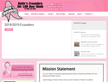 Tablet Screenshot of katiescrusaders.org